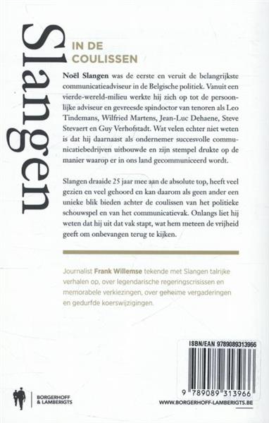Grote foto slangen in de coulissen boeken politiek en maatschappij