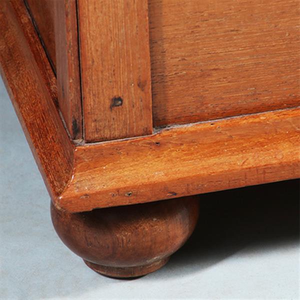 Grote foto kleine koloniale kist ca 1800 djatihout met bronzen beslag no.280310 antiek en kunst stoelen en banken