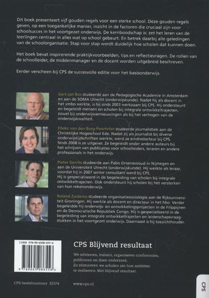 Grote foto gouden regels voor een sterke school boeken studieboeken