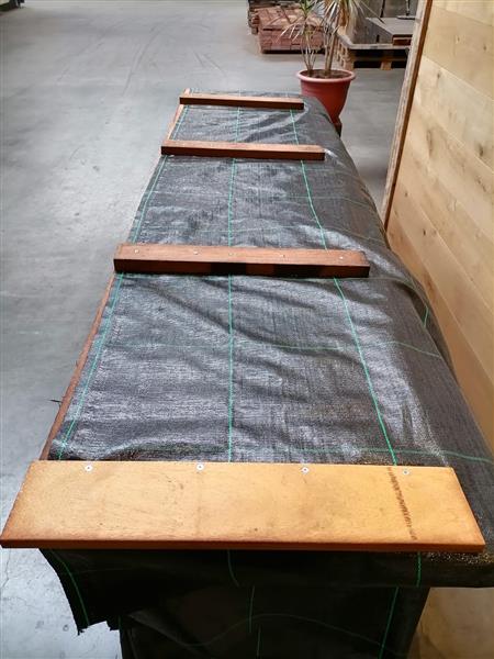 Grote foto combi vuren en hardhouten beschoeiingsschot 60x250 cm doe het zelf en verbouw hout en planken