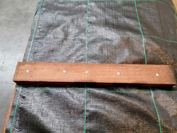 Grote foto combi vuren en hardhouten beschoeiingsschot 100x250 cm doe het zelf en verbouw hout en planken