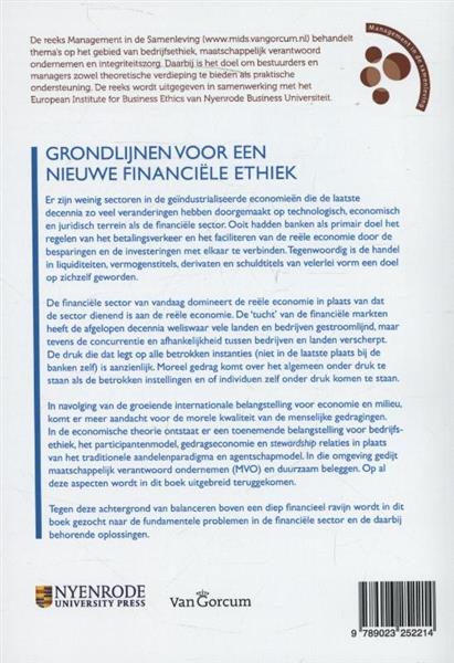 Grote foto grondlijnen voor een nieuwe financiele ethiek boeken overige boeken