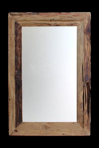 Grote foto wandspiegel rustiek drijfhout 160x90x5 cm teakhout hsm collectie huis en inrichting eettafels
