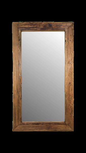 Grote foto wandspiegel rustiek drijfhout 160x90x5 cm teakhout hsm collectie huis en inrichting eettafels