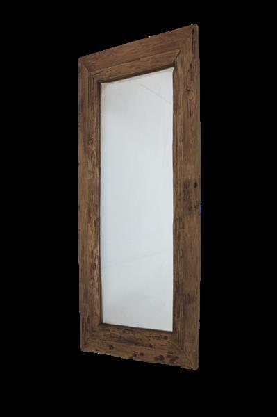 Grote foto wandspiegel rustiek drijfhout 160x90x5 cm teakhout hsm collectie huis en inrichting eettafels