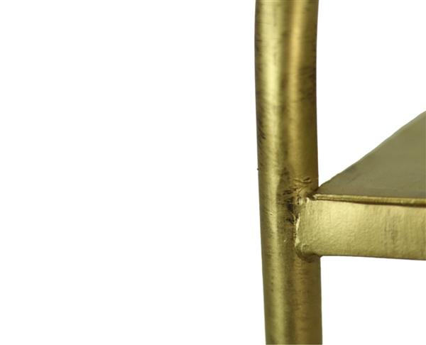 Grote foto kapstok elegant 22x65x27 cm goud metaal huis en inrichting eettafels