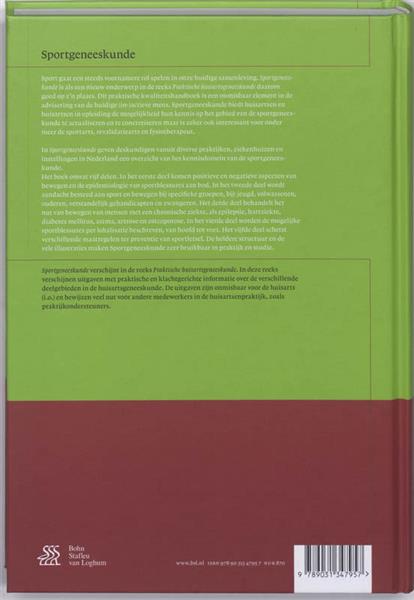 Grote foto sportgeneeskunde praktische huisartsgeneeskunde boeken wetenschap