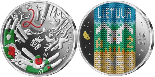 Grote foto litouwen 5 euro 2022 zuikis puikis verzamelen munten overige