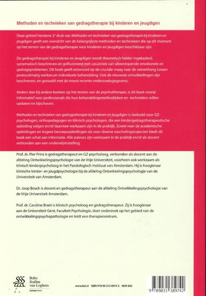 Grote foto methoden en technieken van gedragstherapie bij kinderen en jeugdigen boeken studieboeken