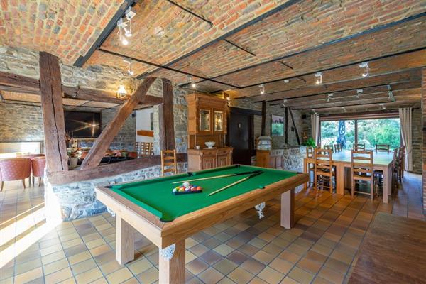 Grote foto groepshuis 29 p. met priv buitenzwembad en sauna vakantie belgi