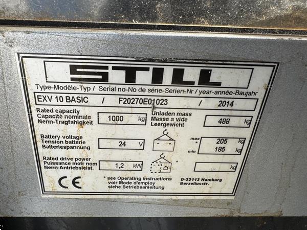 Grote foto vs 22144 elektrische conpacte stapelaar still basic 1462mm doe het zelf en verbouw hefwerktuigen