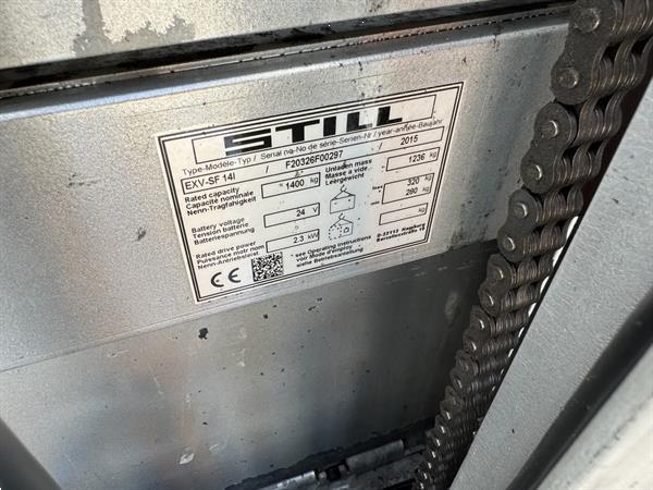 Grote foto vs 22145 elektrische triplex stapelaar still initiele lift 5316mm doe het zelf en verbouw hefwerktuigen
