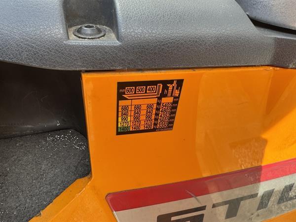 Grote foto vs 22146 elektrische triplex stapelaar still initiele lift 5316mm doe het zelf en verbouw hefwerktuigen