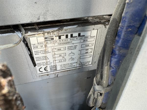 Grote foto vs 22146 elektrische triplex stapelaar still initiele lift 5316mm doe het zelf en verbouw hefwerktuigen