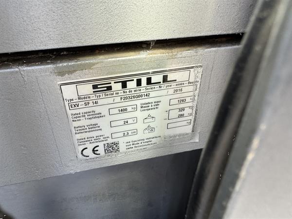 Grote foto vs 22147 elektrische triplex stapelaar still initiele lift 5316mm doe het zelf en verbouw hefwerktuigen