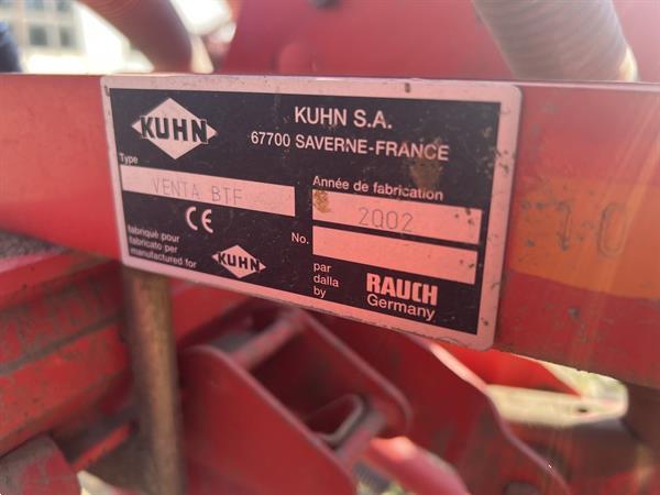 Grote foto kuhn zaaibalk met verdeler en 24 kouters 3 meter agrarisch zaaimachines