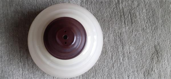 Grote foto glazen lamp voor 1940 antiek en kunst lampen