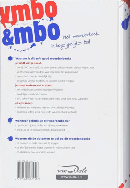 Grote foto van dale woordenboek nederlands voor vmbo en mbo boeken woordenboeken