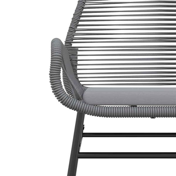 Grote foto vidaxl 5 delige tuinset met kussens poly rattan glas grijs tuin en terras tuinmeubelen