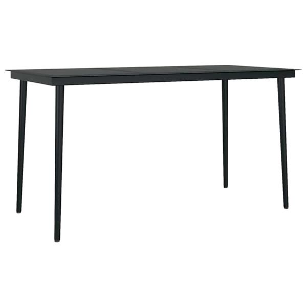 Grote foto vidaxl 5 delige tuinset met kussens poly rattan glas bruin tuin en terras tuinmeubelen