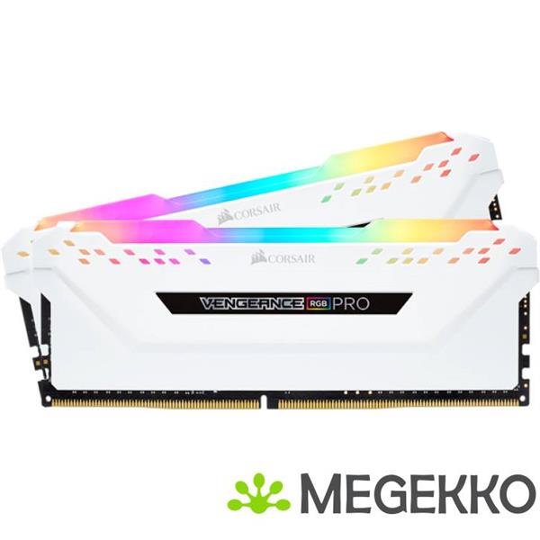 Grote foto corsair ddr4 vengeance rgb pro 2x8gb 3600 white computers en software overige computers en software