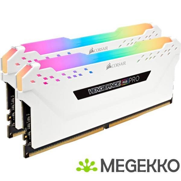 Grote foto corsair ddr4 vengeance rgb pro 2x8gb 3600 white computers en software overige computers en software