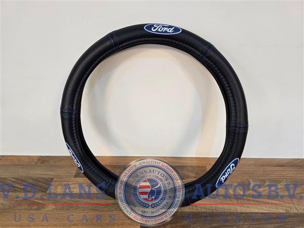 Grote foto ford stuurhoes zwart blauw logo design 38 cm auto onderdelen overige auto onderdelen
