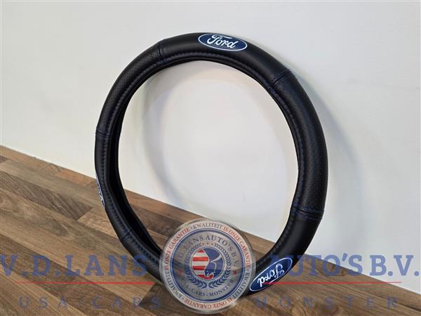 Grote foto ford stuurhoes zwart blauw logo design 38 cm auto onderdelen overige auto onderdelen