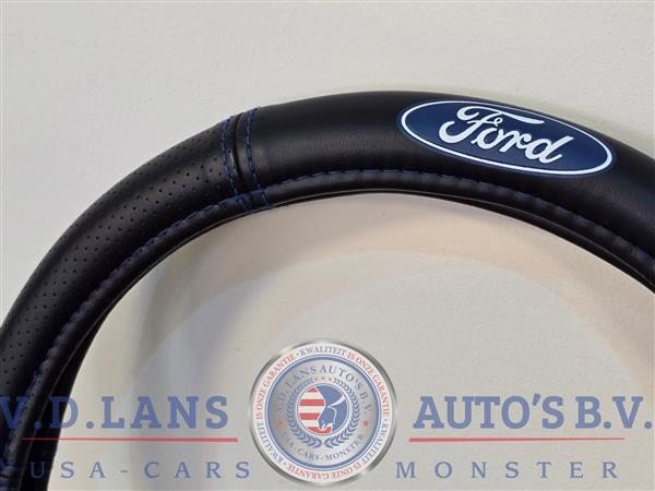Grote foto ford stuurhoes zwart blauw logo design 38 cm auto onderdelen overige auto onderdelen