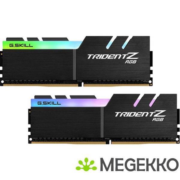 Grote foto g.skill ddr4 trident z 2x16gb 3600mhz rgb f4 3600c16d 32gtzrc computers en software harde schijven