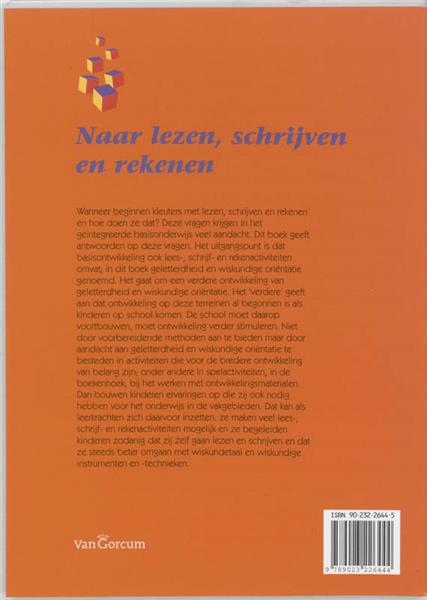 Grote foto naar lezen schrijven en rekenen kleuters in de basisschool boeken studieboeken