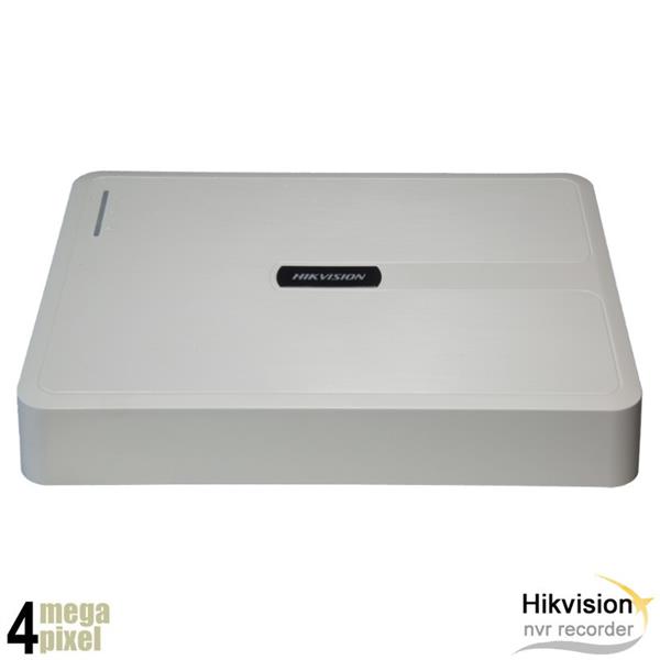 Grote foto hikvision 4mp 8 kanaals nvr recorder 8x poe hwn 2108h 8pq audio tv en foto videobewakingsapparatuur