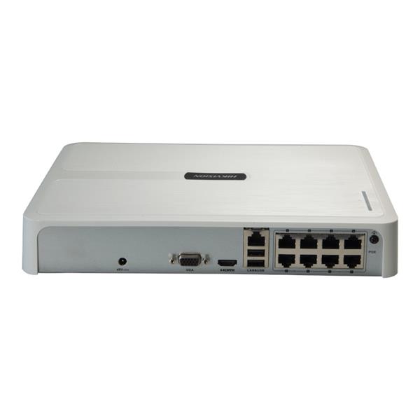 Grote foto hikvision 4mp 8 kanaals nvr recorder 8x poe hwn 2108h 8pq audio tv en foto videobewakingsapparatuur