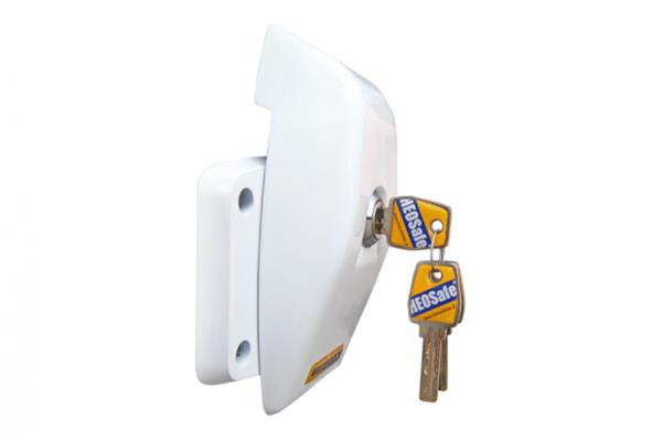 Grote foto heosafe van security lock 2 wit caravans en kamperen caravan accessoires