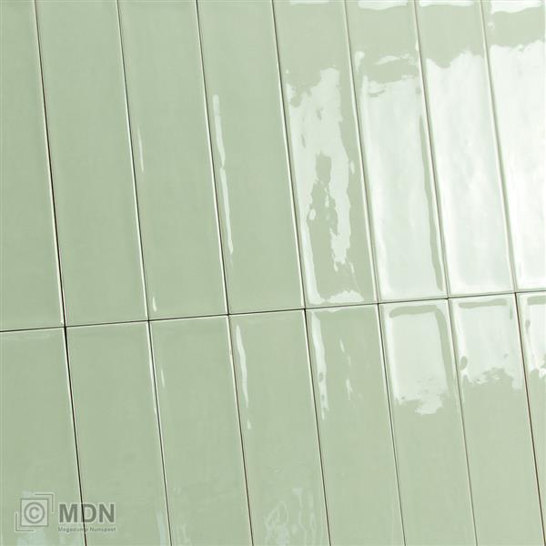 Grote foto handvorm tegels 7 5 x 30 cm jade groen 0 5m doe het zelf en verbouw tegels