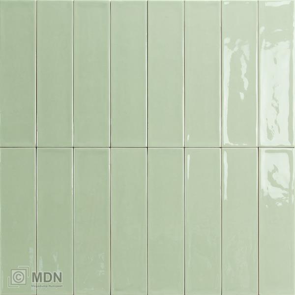 Grote foto handvorm tegels 7 5 x 30 cm jade groen 0 5m doe het zelf en verbouw tegels
