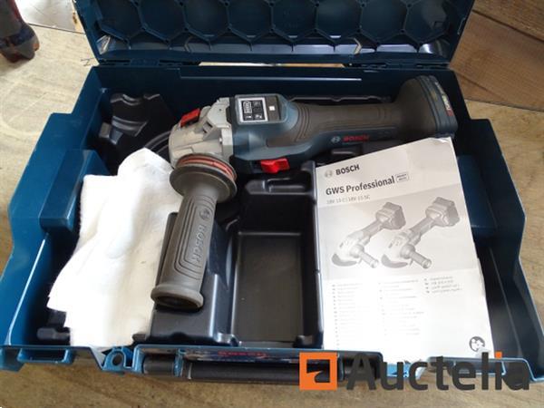 Grote foto professionele biturbo haakse accuslijper 18 v bosch gws 18v 15 sc in de systainer doe het zelf en verbouw gereedschappen en machines