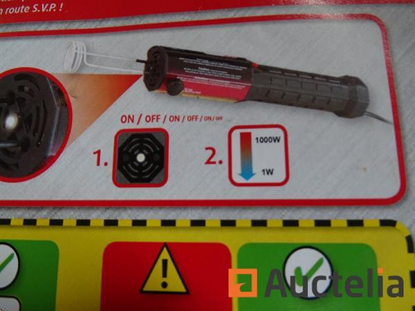 Grote foto ks tools 500.8481 inductie heteluchtpistool set in koffer doe het zelf en verbouw gereedschappen en machines