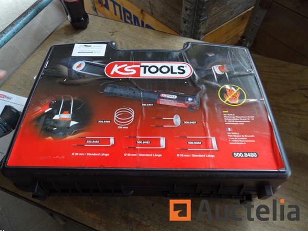 Grote foto ks tools 500.8481 inductie heteluchtpistool set in koffer doe het zelf en verbouw gereedschappen en machines