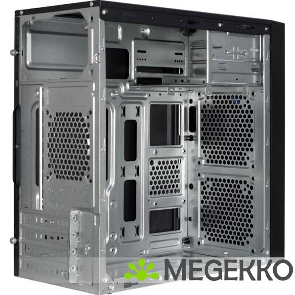 Grote foto inter tech it 6505 retro micro tower zwart computers en software behuizingen en kasten