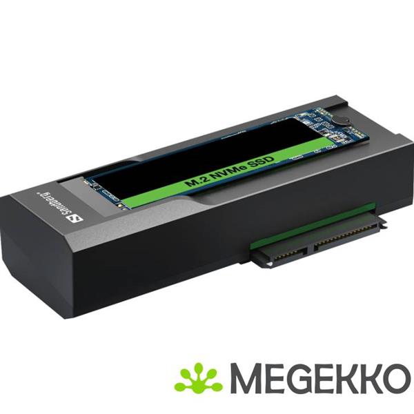 Grote foto sandberg usb c cloner dock m.2 nvme sata computers en software harde schijven