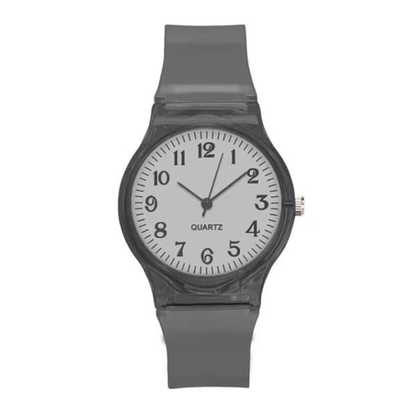 Grote foto jelly horloge voor dames kwarts uurwerk silicoon bandje zwart kleding dames horloges