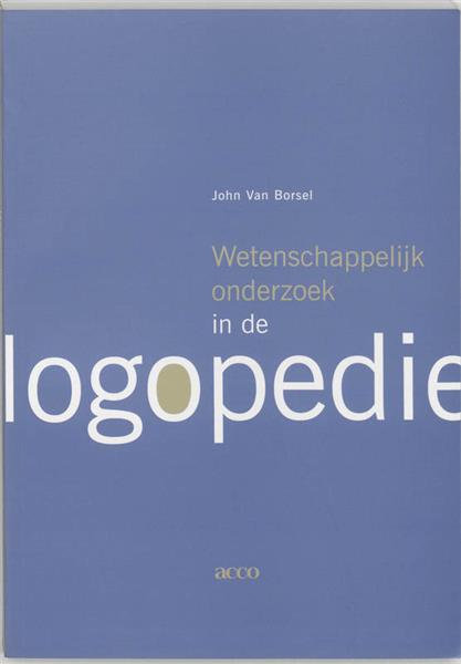 Grote foto wetenschappelijk onderzoek in de logopedie boeken wetenschap
