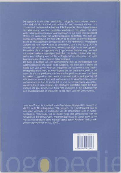 Grote foto wetenschappelijk onderzoek in de logopedie boeken wetenschap