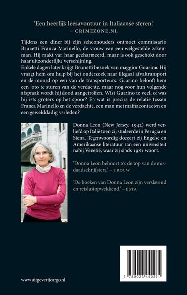Grote foto gezichtsverlies guido brunetti 18 boeken thrillers