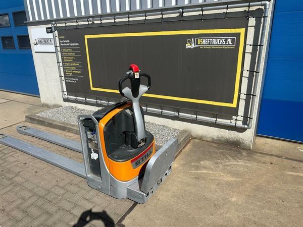 Grote foto vs 22130 elektrische meerijd palletwagen still lepels 2.400mm doe het zelf en verbouw hefwerktuigen