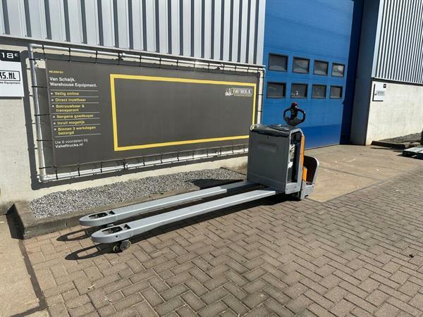 Grote foto vs 22130 elektrische meerijd palletwagen still lepels 2.400mm doe het zelf en verbouw hefwerktuigen
