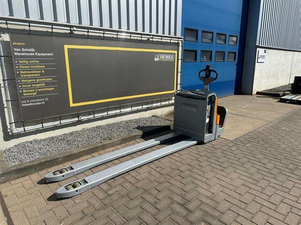 Grote foto vs 22130 elektrische meerijd palletwagen still lepels 2.400mm doe het zelf en verbouw hefwerktuigen