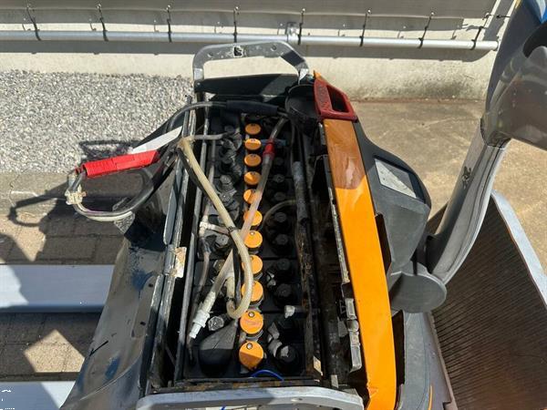 Grote foto vs 22130 elektrische meerijd palletwagen still lepels 2.400mm doe het zelf en verbouw hefwerktuigen