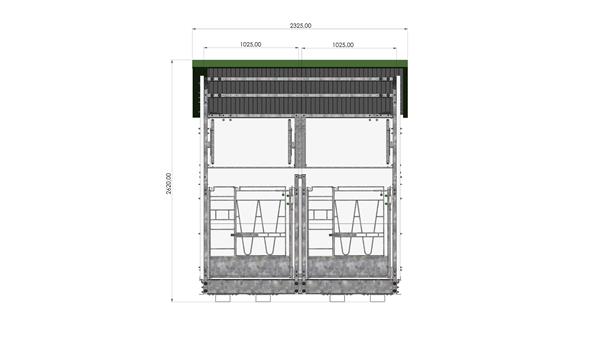 Grote foto flex 2 calfotel kalverenbox dieren en toebehoren runderen
